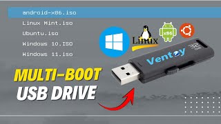 create a multi-os bootable usb drive | boot multiple iso files from one usb