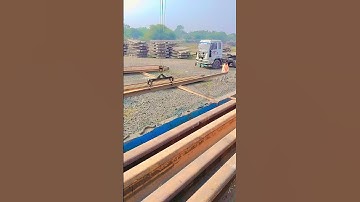 railway track 🛤️ work UTV masin loading unloading work #train #railtrack #railway #railwaytrack