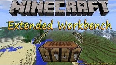 Minecraft mod showcase: extended workbench mod 1.7.2
