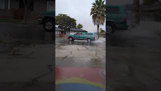Rainy day burnouts
