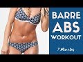 7 Minute Barre Abs Workout | Toned Abs