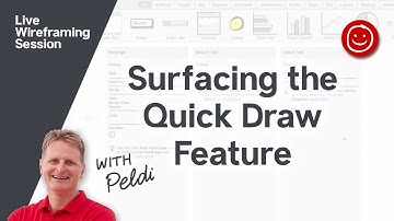 Surfacing the Quick Draw Feature - Wireframing with Balsamiq