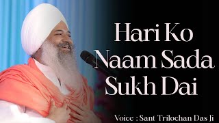 Hari Ko Naam Sada Sukhdai Gurubani Shabad Sant Trilochan Das Ji