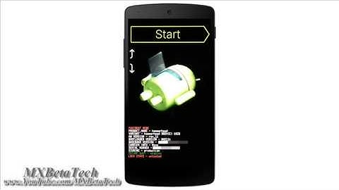 Google Nexus 5 : How to Boot into FastBoot Mode and Get out of it