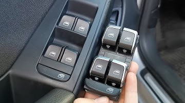 Audi A4 B8 - How to remove the driver window switch to replace or upgrade it