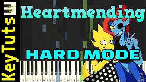 Heartmending from Glitchtale - Hard Mode [Piano Tutorial] (Synthesia)