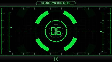 COUNTDOWN Timer 30 sec ( v 225 ) Clock with Sound Effects and Voice HD 4k