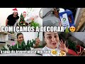 SAGA PRA MONTAR A ÁRVORE DE NATAL, DECORAÇÃO NATALINA SIMPLES, TESTEI O SABÃO DA CIF | VLOG