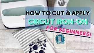 How To Cut Apply Cricut Iron-On For Beginners Cricut Maker Htv For Beginners Easypress