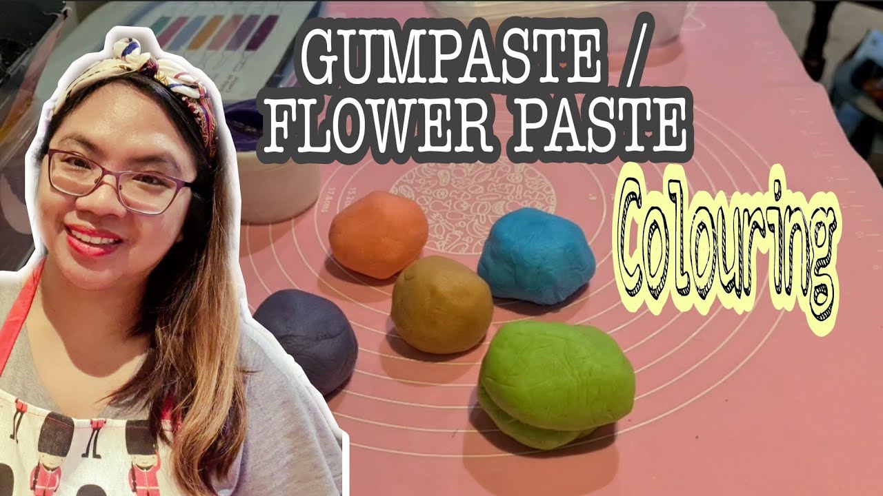 GUM PASTE COLOURING FLOWER PASTE COLOURING FOR CAKE DECORATIONS