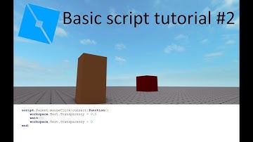 "function" - Basic script tutorial #2 - ROBLOX Studio