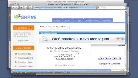 How to skips waiting time for download screen on Rapidshare, Megaupload, zShare, etc