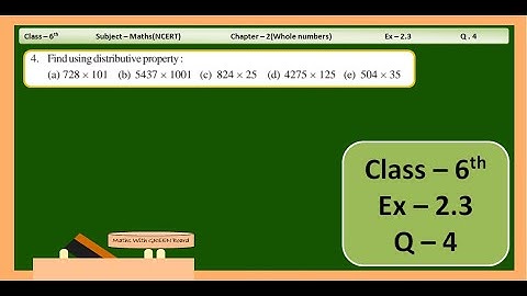 class 6 maths ch 2 ex 2.3 q 4 || chapter 2 whole numbers class 6 exercise 2.3