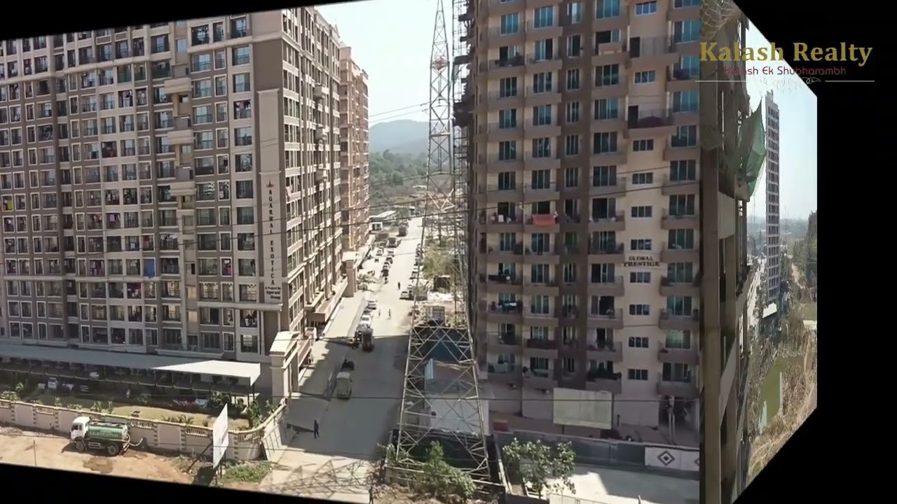 Yashwant Smart City, Karma Heights View from 8th floor, Madhuvan Vasai