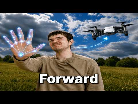 I CONTROLLED a REAL DRONE with my HANDS
