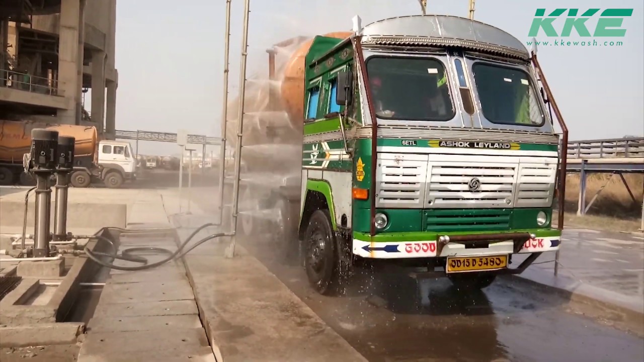 KKE 501 Drive Through Truck Wash System YouTube