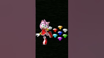 Thumbnail of Sonic the hedgehog + Chaos Emeralds #shorts