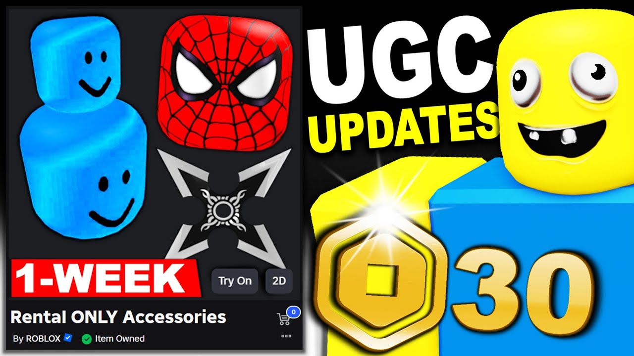 Rental Accessories Are Returning For Some Reason ROBLOX UGC CHANGES 