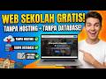 100% GRATISS !!! Website Sekolah Gratis Tanpa Hosting dan Database!