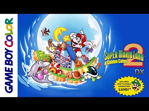 [Longplay] GBC - Super Mario Land 2 DX: 6 Golden Coins [Hack] [100%] (4K, 60FPS)