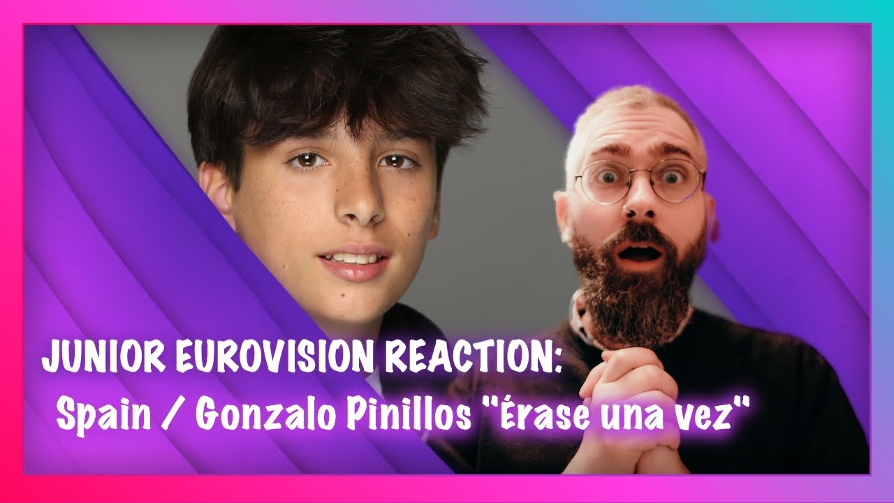 Реакция на Гонсало Пинильоса — «Однажды в сказке» | Детское Евровидение 2025, Испания