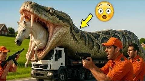 Brave Heroes Rescue Autistic White Horse From Giant Python’s Deadly Grip 🦄🐍