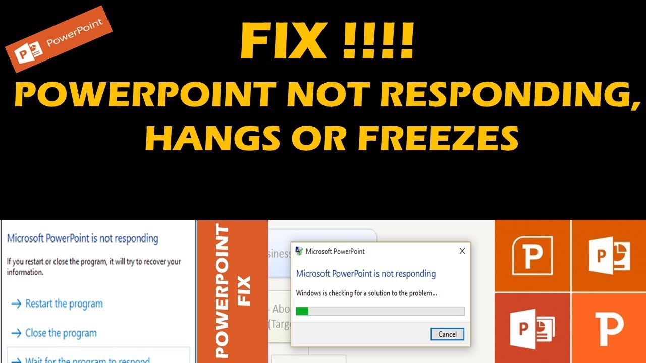 powerpoint presentation keeps freezing