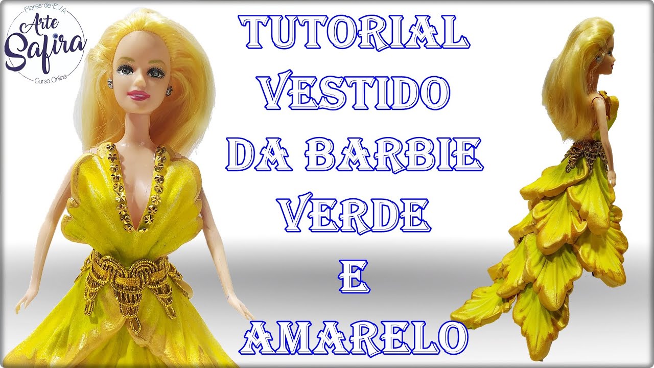 Roupa para barbie - Molde grátis de e.v.a e passo a passo