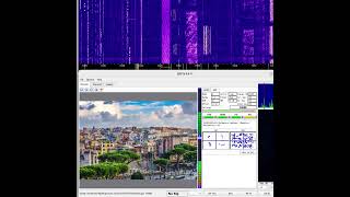 Decoding HamDRM (WinDRM, D-SSTV) on 40m (7048 kHz LSB) 2025 10 13 16 15 UTC #short #hamradio