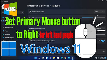 Windows 11 Tutorials  || Set Mouse for left-handed people on Windows 11