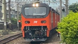 (1150730) E500型大料！！！ 8773次E500型E561+E562+E563+E564+E565+E566試運轉 樹林通過 感謝司機按鳴笛