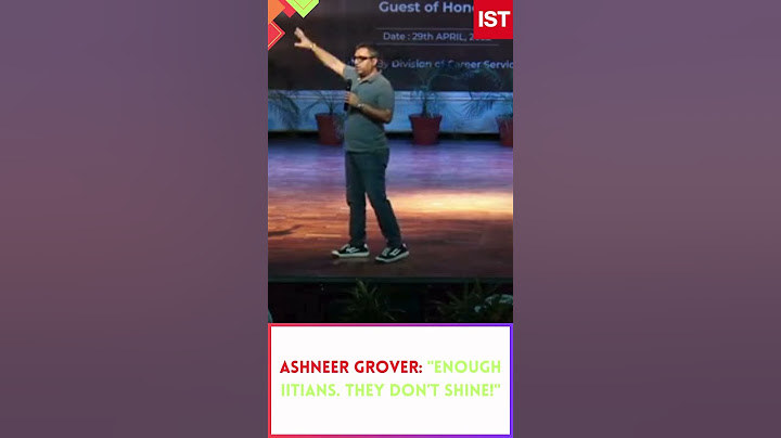 Ashneer Grover: Enough IITians. They Don’t Shine! #AshneerGrover #IIT