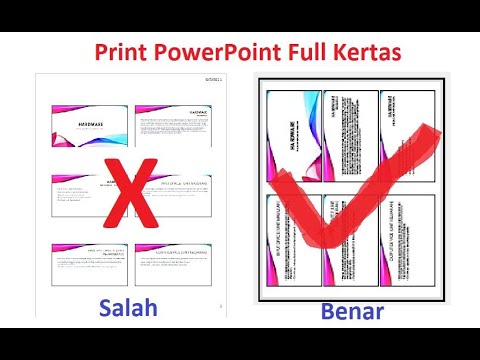 ป ริ้น พา ว เวอร์ พ้อ ย  2022 Update  Cara Print PowerPoint 6 Slide Full Kertas