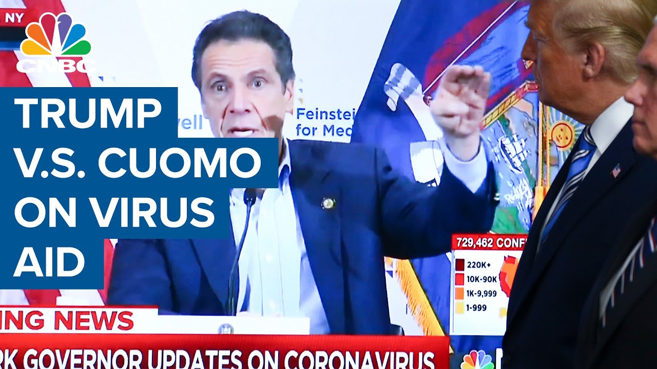 Coronavirus: Andrew Cuomo blames Donald Trump for 'worst failure ...