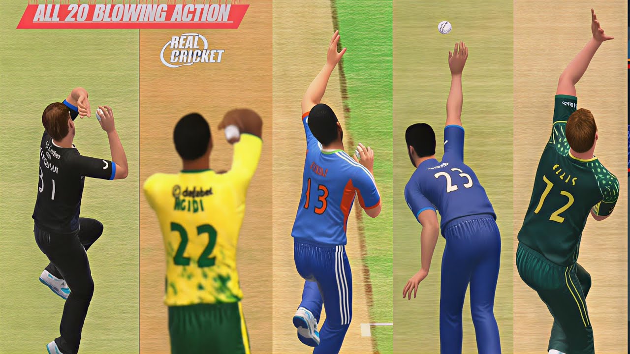 REAL CRICKET™ | ALL NEW 20+ BOWLING ACTION IN 1 VIDEO 😱🔥 - YouTube
