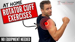 Strengthen Your Rotator Cuff (AT HOME - NO EQUIPMENT!)