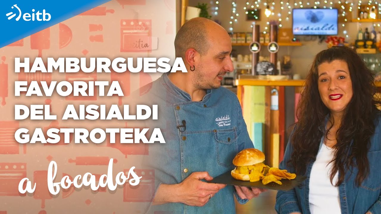 Aisialdi Gastroteka de Azpeitia presenta la hamburguesa favorita de su chef
