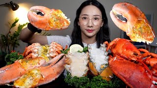 🦞쫀득 달달 랍스터 회🦞 집게 버터구이 먹방🦞 RAW LOBSTER (Lobster Sashimi) MUKBANG EATING SOUND