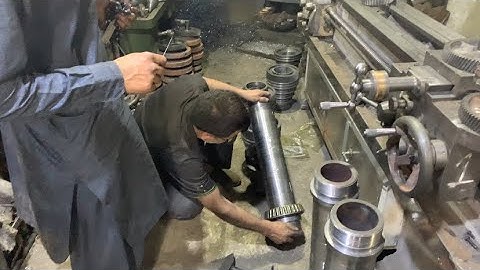 How to fitting head stock 6.5ft lathe hi class lathe machine #technology #hardwork