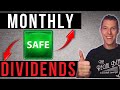 Top 4 safe monthly dividend stocks