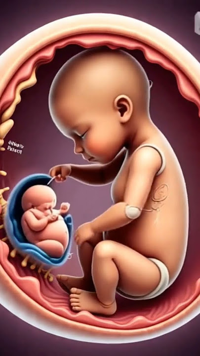 30-Week Pregnancy Cross-Section | Fetal Development in the Womb | Medical Illustration