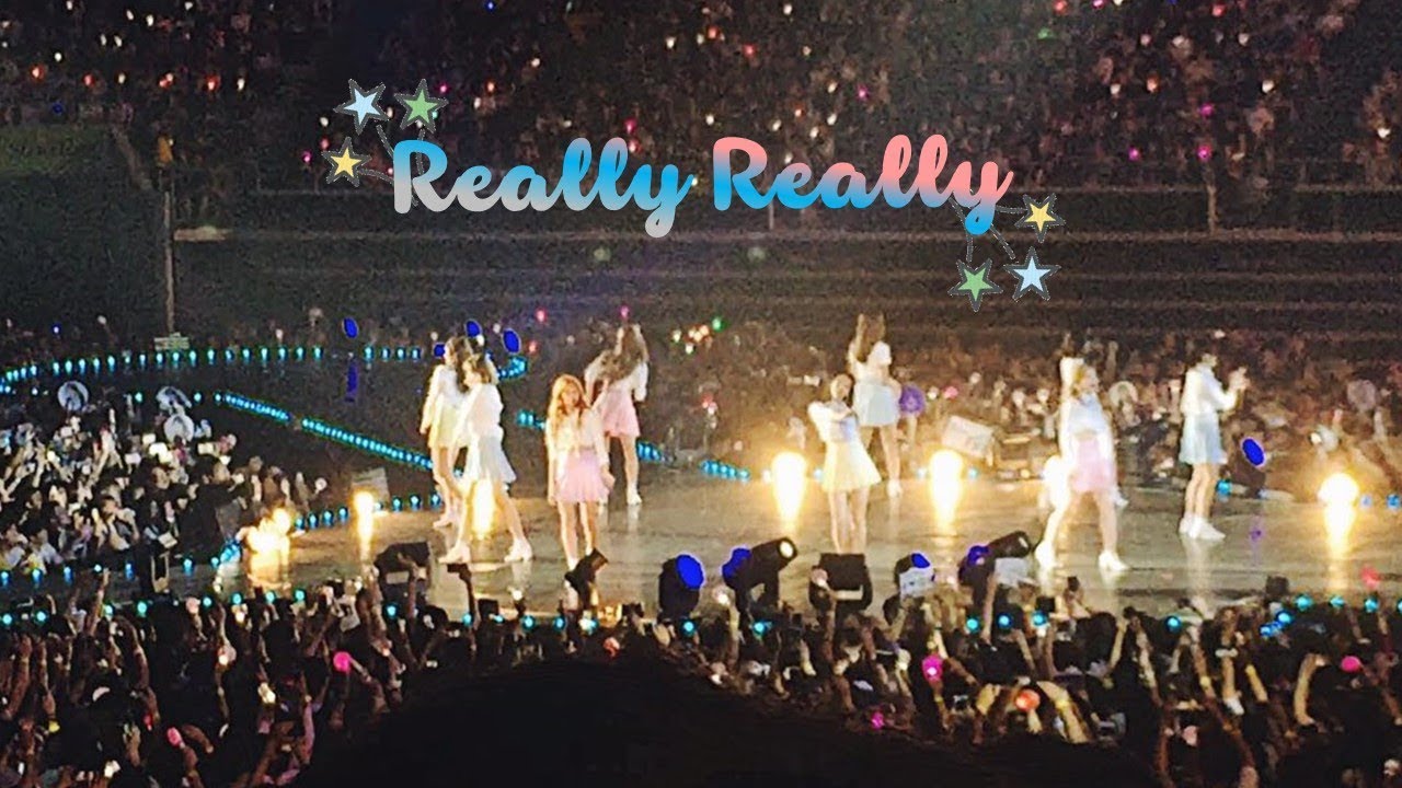 (ENG LYRICS) TWICE - REALLY REALLY (TWICELAND: ZONE 2 FANTASY PARK IN SINGAPORE 2018)