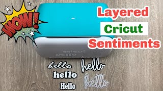 Cricut Hack | Create Words with Shadows | Why Settle for Metal Dies?