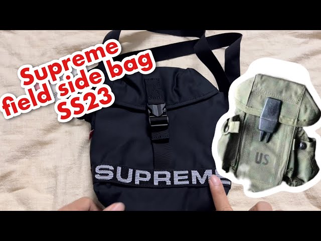 Supreme field side bag SS23 [review] - YouTube
