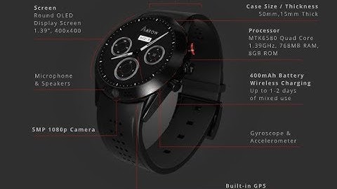 Arrow - Smartwatch with 360 Rotating HD Camera.