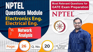 Network Theory NPTEL ECE EE Qs series | ECE EE NPTEL Assignment Questions for GATE Exam 2023