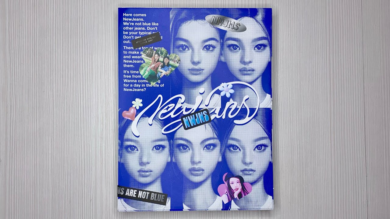 NewJeans Album Unboxing (Bluebook ver.) - YouTube