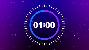 1-Minute Countdown - Quiz Time - Suspense Music ⏱️