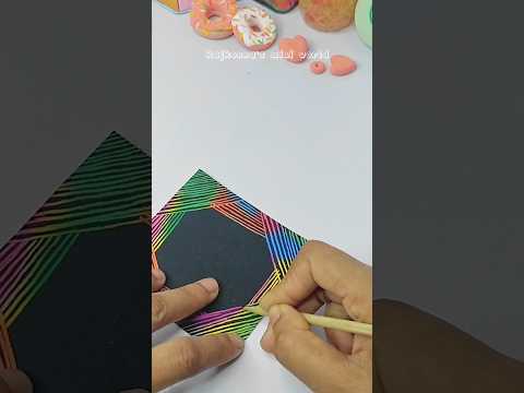 Rainbow scratch paper