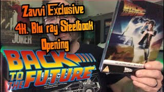 Steelbook Opening. BACK TO FUTURE 4K Blu-ray.   Zavvi Exclusive. #steelbook #steelbooks #bluray #4k